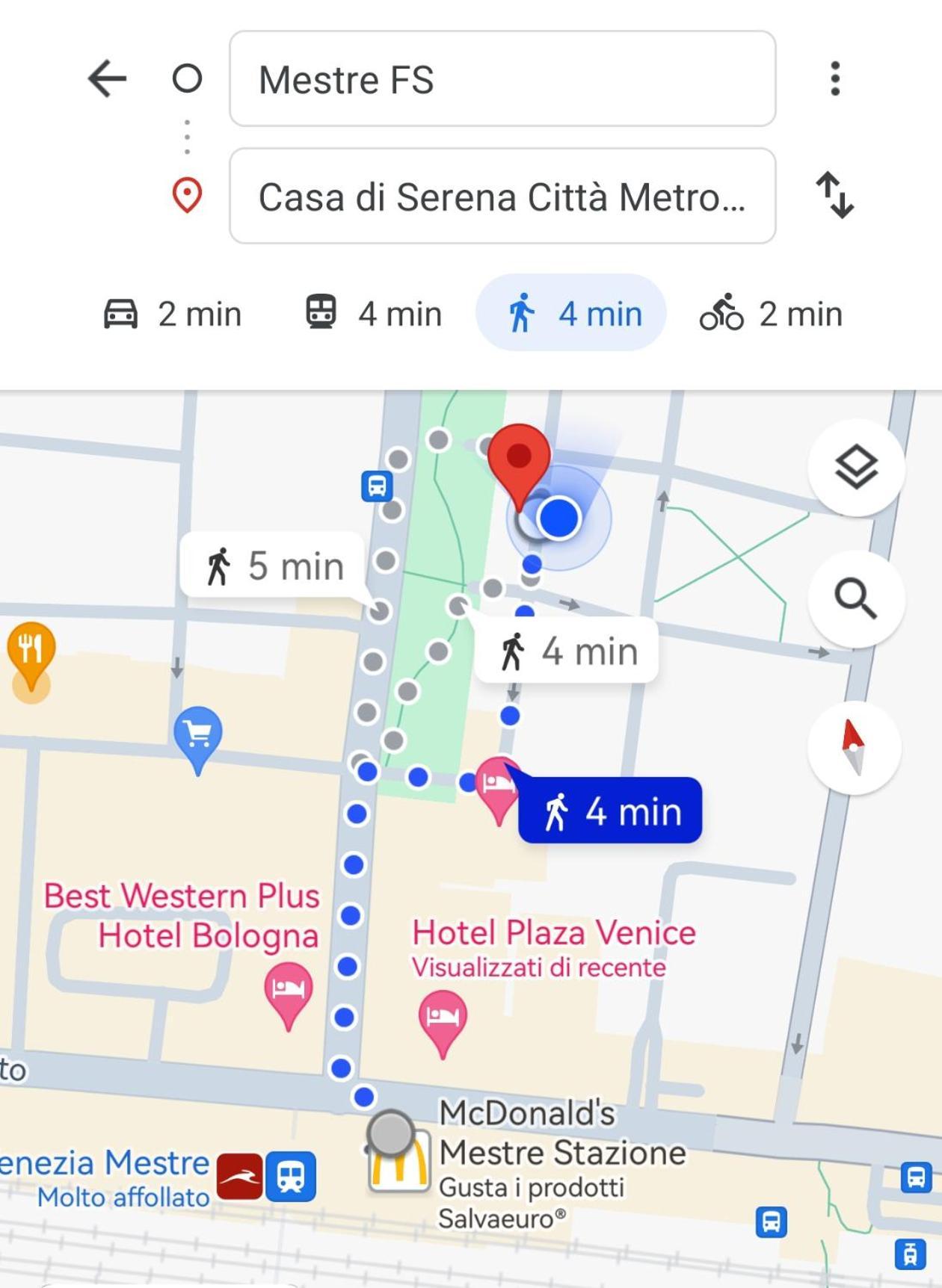 Casa Di Serena Местре Екстериор снимка